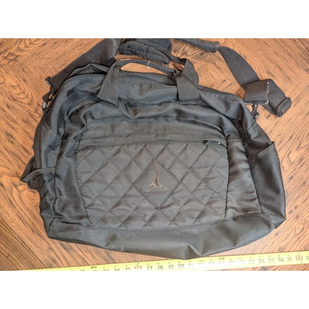 Air Jordan Jump Man Trainer Duffel Gym Shoulder Bag Travel Overnight Black